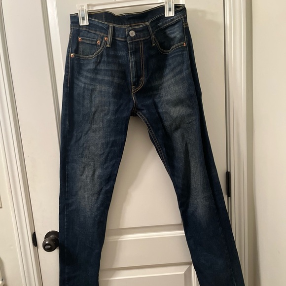 Levi Strauss 515 Other - Levi Strauss 512 Men's Blue Denim Jeans Zip Button Pockets Size 30x32